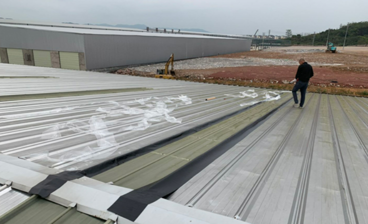 镜湖厂房屋面防水维修案例